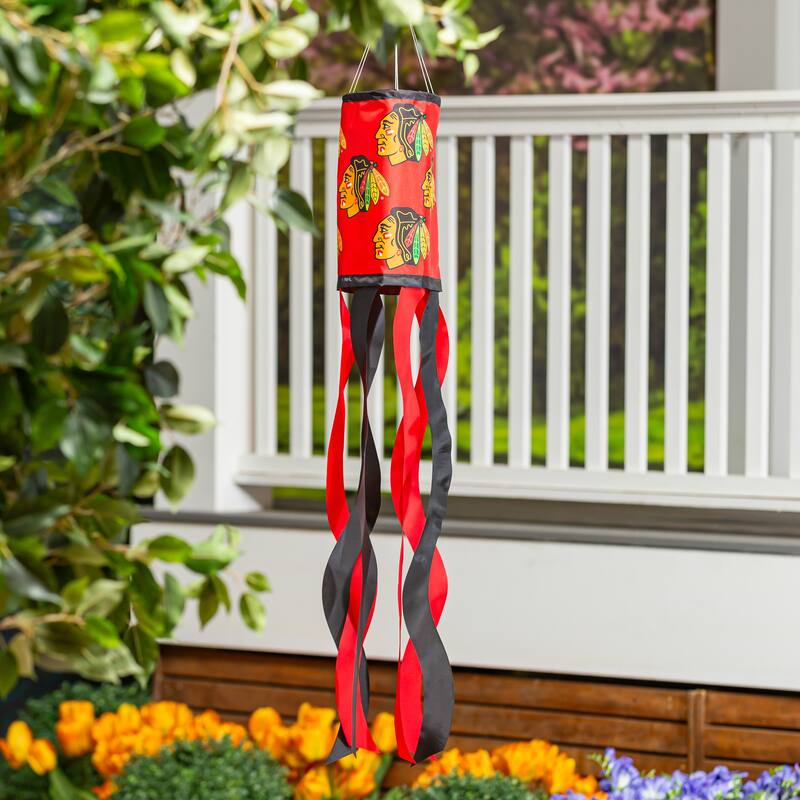 40" NHL Team Sublimated Fabric Windsock - Blackhawks