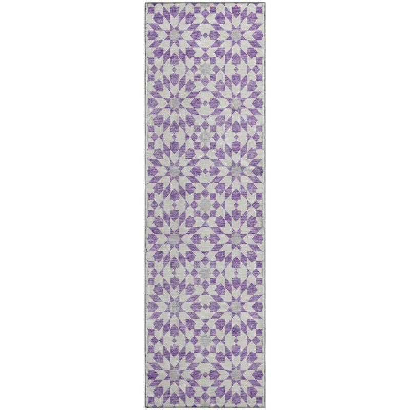 Premium Washable Super Soft Modern Mosaic Mayfield Rug
