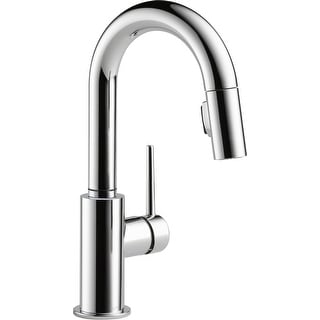 Delta Trinsic 1.8 GPM Single Hole Pull-Down Bar/Prep Faucet with