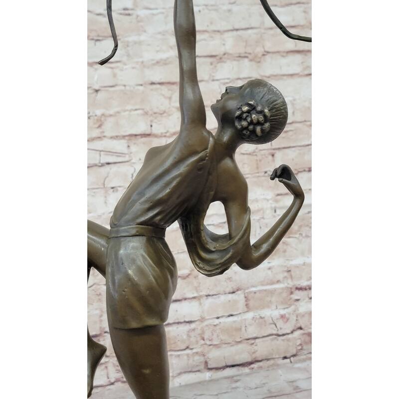 Hand Made Bronze Figure Diana Goddess Of The Hunt From Langer Sculpture Arrow