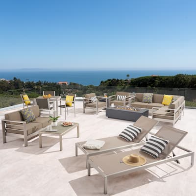 Cape Outdoor Conversation Set by Christopher Knight Home..