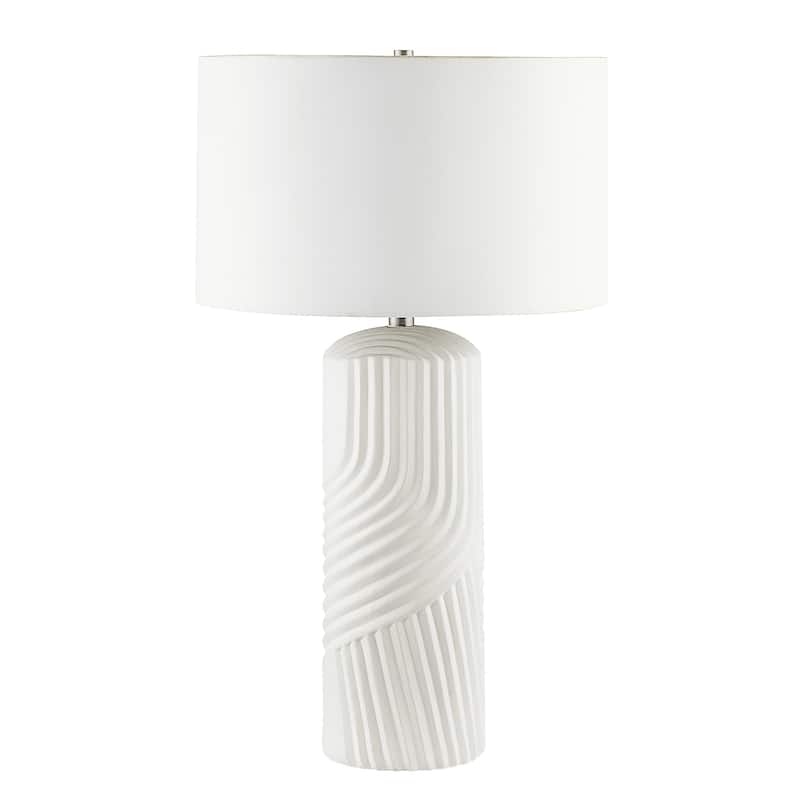 Renwil Valerie 28" Length Table Lamp, Off-White