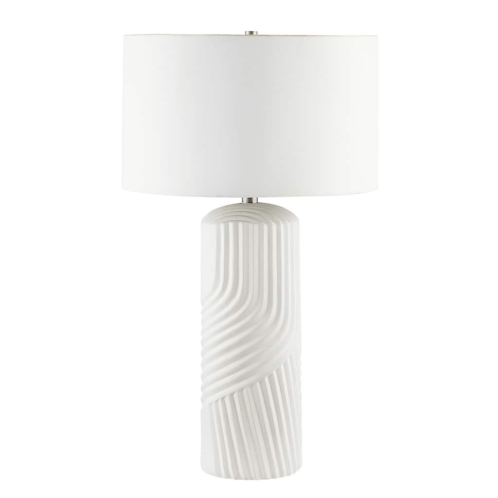 Renwil Valerie 28" Length Table Lamp, Off-White