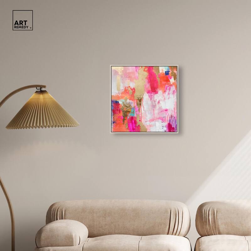 Exuberant Hues III Canvas by Art Remedy