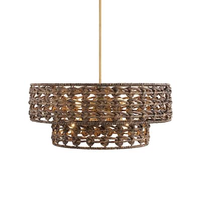 Savoy House 7-9284-7 Silencio 7 Light 30" Wide Ring Chandelier