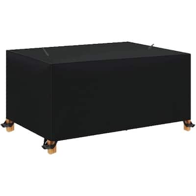 Rectangular Heavy Duty Waterproof Outdoor Furniture Cover,Patio Table Covers - 102x47x29"