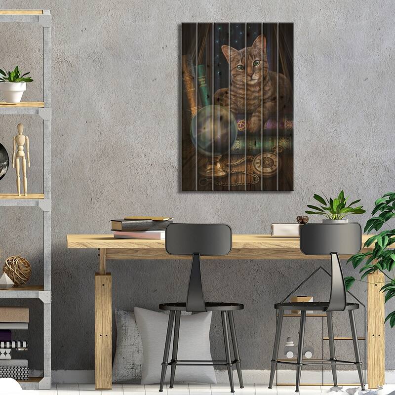 The Fortune Teller Print On Wood by Lisa Parker - Multi-Color