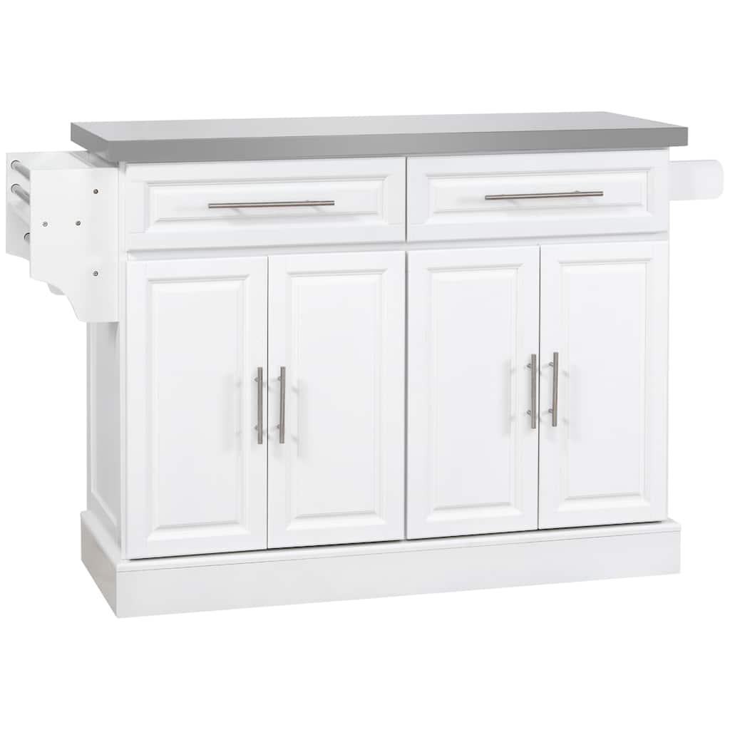 Rolling Kitchen Island with Storage