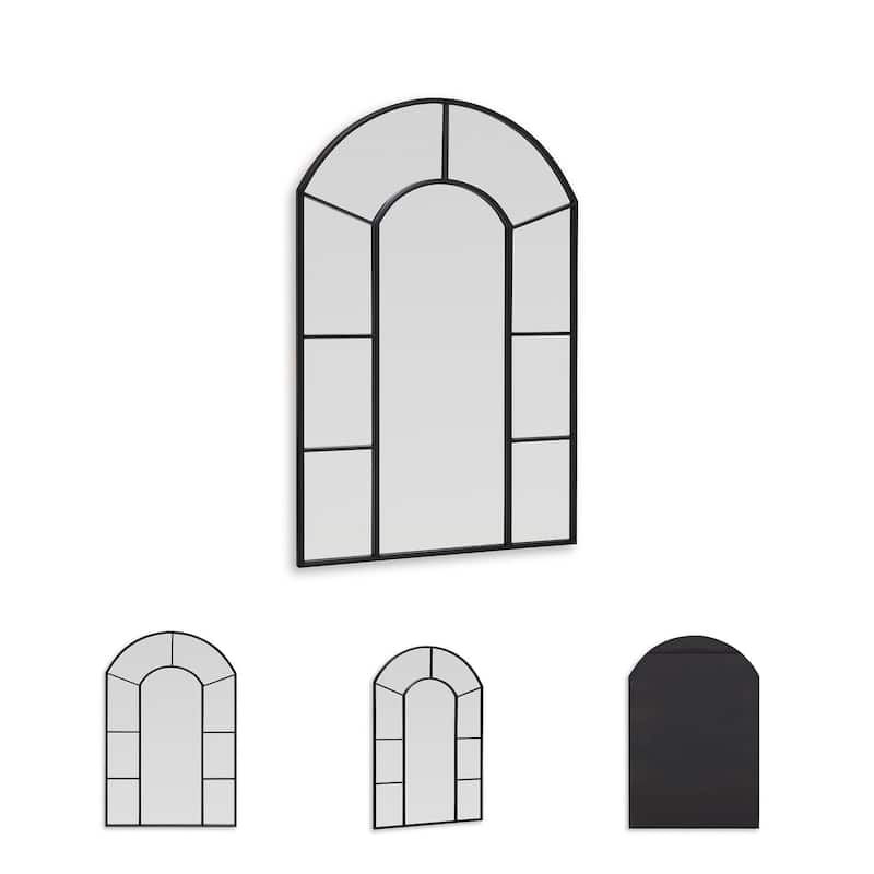 Signature Design by Ashley Evengton Black Accent Mirror - 32"W x 1.13"D x 48"H