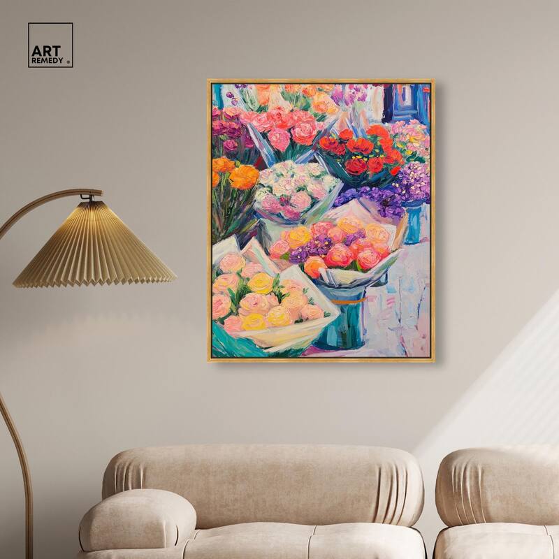 Market Blooms II Canvas by Art Remedy