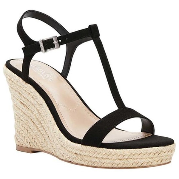 charles david black wedges