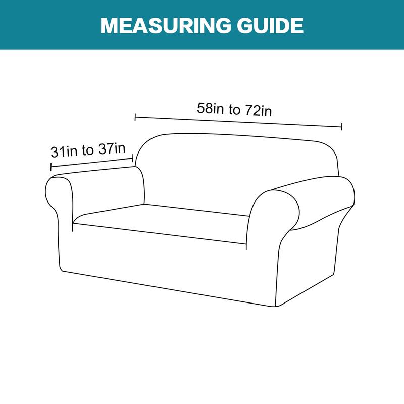 1-Piece Stretch Velvet Plush Sofa Slipcover