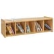 preview thumbnail 1 of 4, Tot Mate TM2185A.S2222 Maple Laminate Book Bench Cubbie - 46" x 20" x 14"