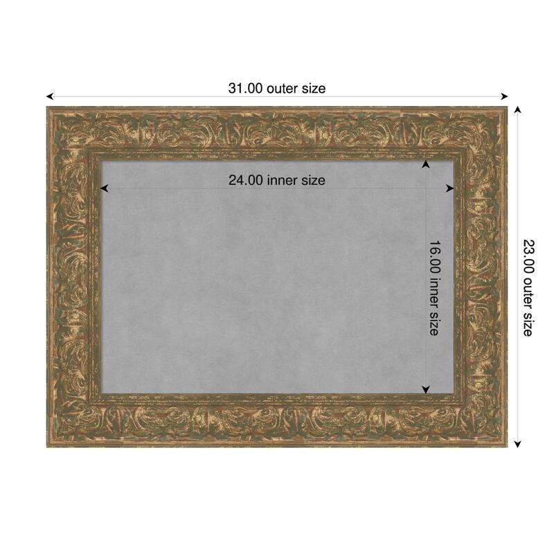 Amanti Art Luxe Black Framed - 31 x 23 in - Luxe Bronze Gold