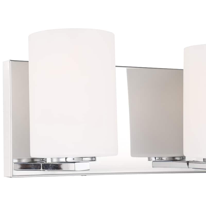 Access Lighting Oslo - LED Bath Vanity - Chrome Finish - Opal Glass - Replaceable LED