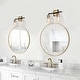 preview thumbnail 5 of 23, Modern Farmhouse Bathroom Vanity Light Black Gold Cylinder Glass Wall Sconce