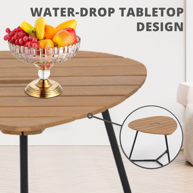 Luxurious 3-Piece Metal Woven Rope Outdoor Bistro Set with Gray Cushion & Coffee Table - 24.8*24.6*29.2 INCH