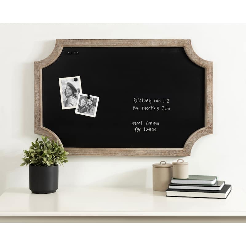 Kate and Laurel Hogan Framed Scallop Chalkboard