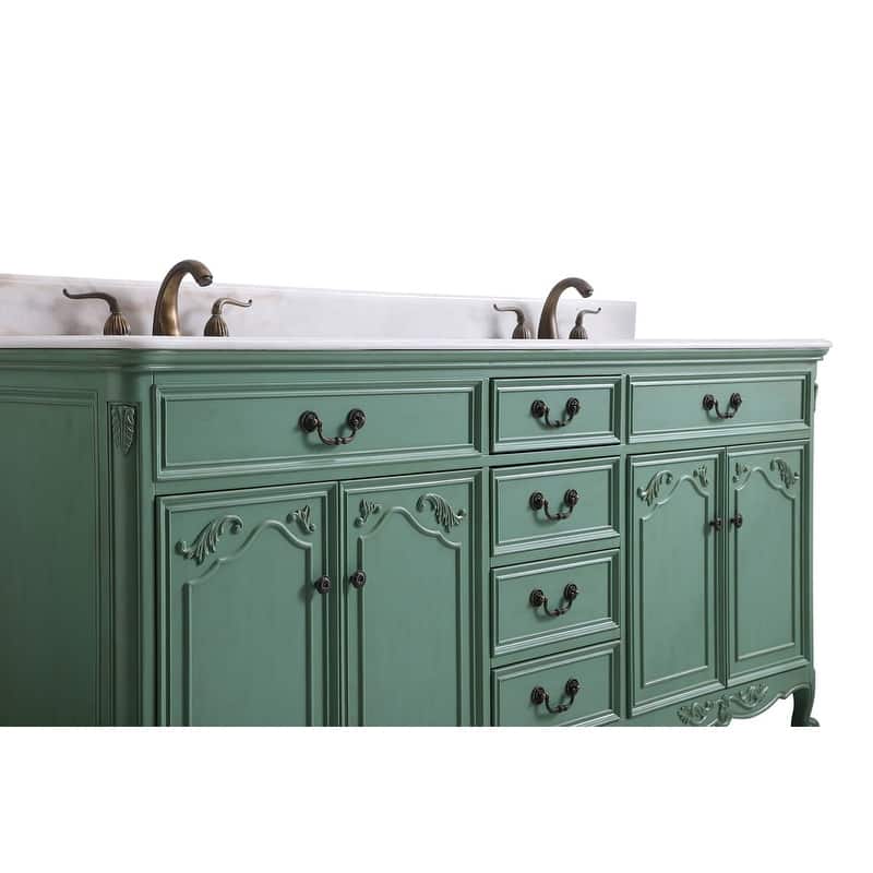 72" Double Bathroom Vanity Sink