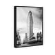 preview thumbnail 3 of 20, Oliver Gal 'Flatiron Roads' Cities and Skylines Wall Art Framed Canvas Print United States Cities - Black, White