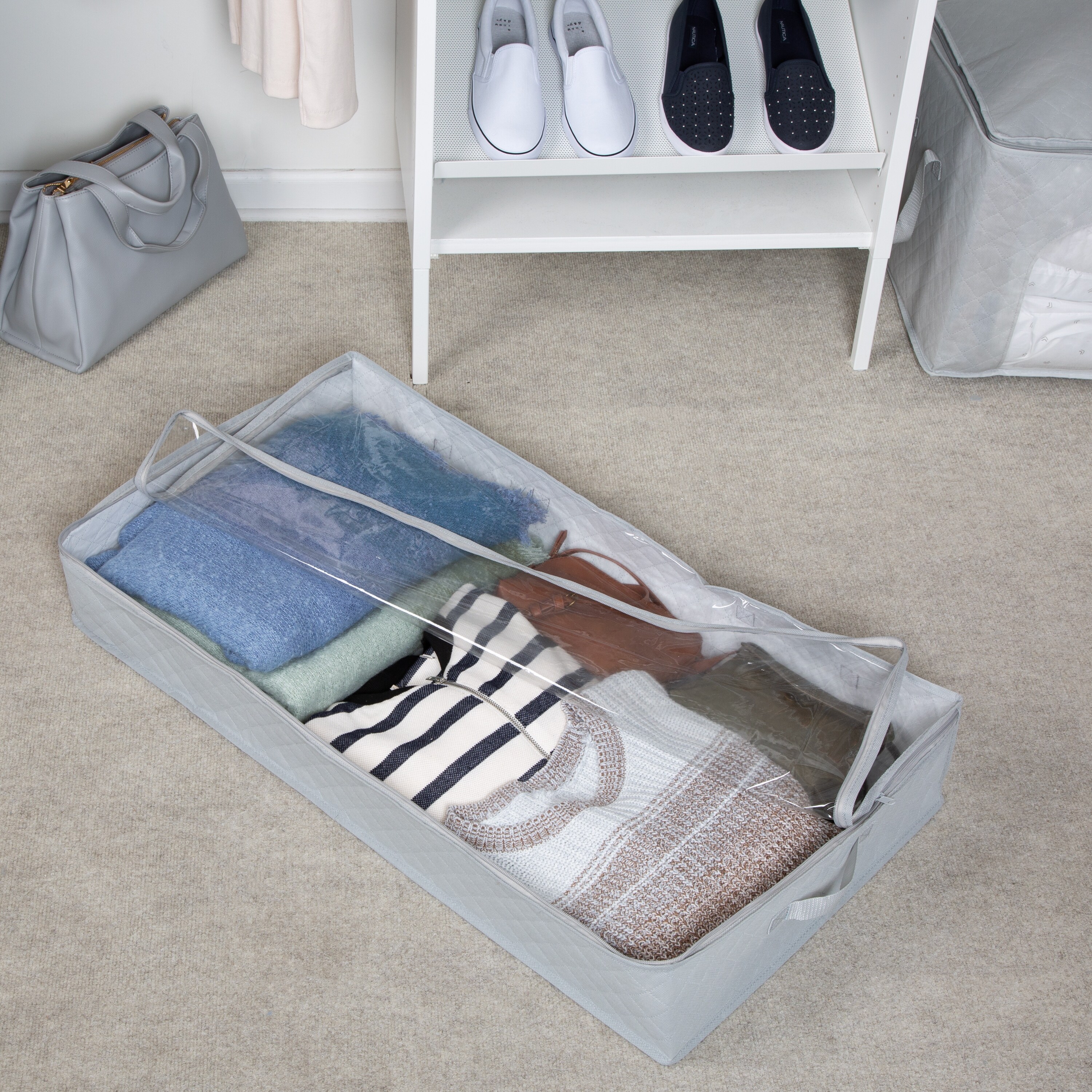 Bed bath and online beyond silver storage bags