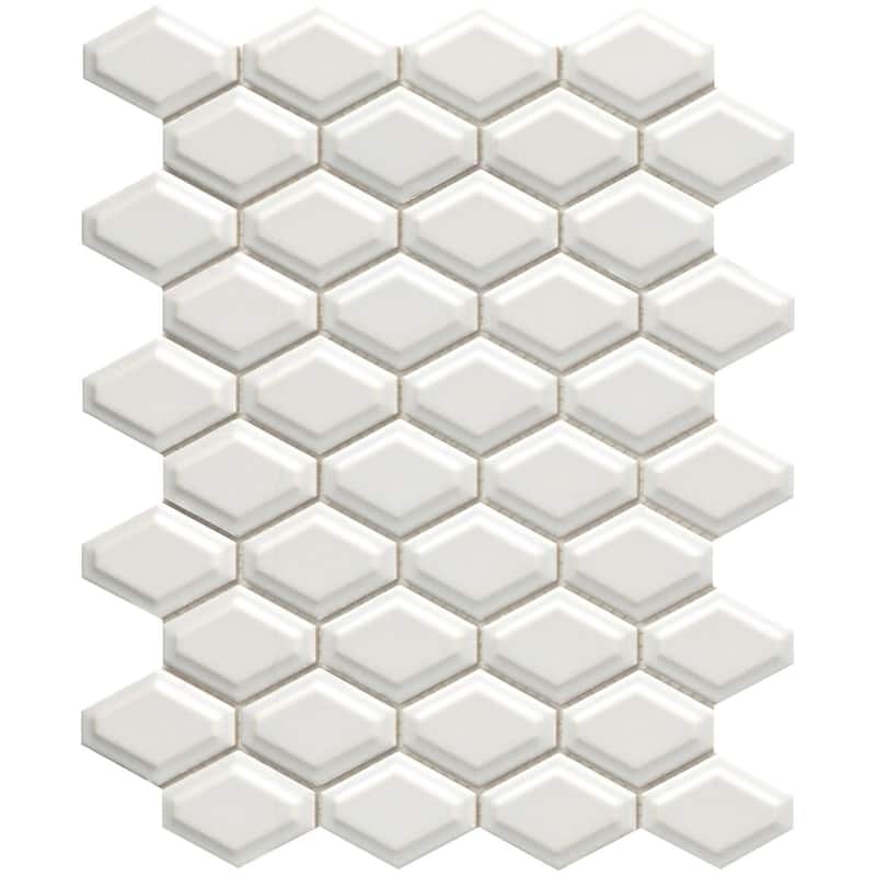 Emser Tile F14CATC1013MHWP Catch - 10" x 13" Dimensional Wall Tile -