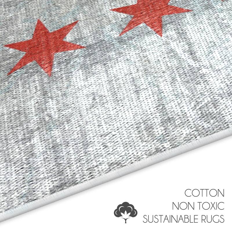 SussexHome Non-Skid Ultra-Thin Area Rugs for Laundry Room, Entryway, Bathroom and Kitchen - Washable Multipurpose Floor Mat