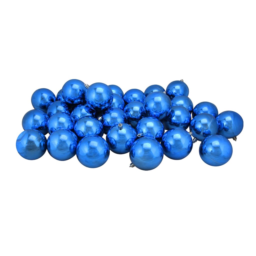 32ct Shatterproof Matte Christmas Ball Ornaments 3.25" (82mm).