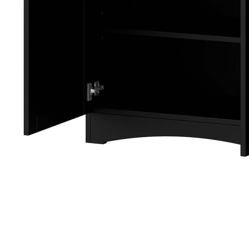 Roomfitters Rustic 3-Piece Entertainment Center for TVs up to 70", Mid-Century TV Stand with Bookshelves and Sideboard Storage