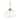 Uttermost Bellaire Glass Shade Pendant - 16.5"W x 16.5"D x 20"H