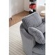 preview thumbnail 42 of 61, Oversized 360 Degreed Swivel Accent Chair Modern Soft Plush Corduroy Round Barrel Chair for Living Room Bedroom with Pillows