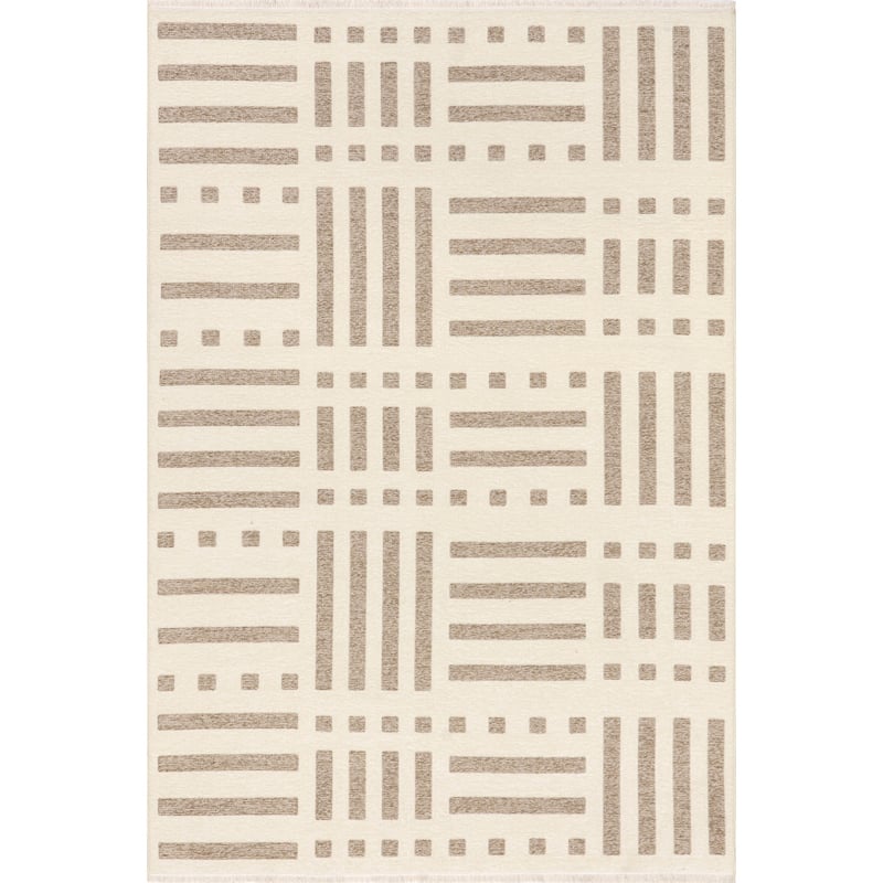 Nuloom Mina SuperiorWash Modern Stripes Reversible Machine Washable Area Rug