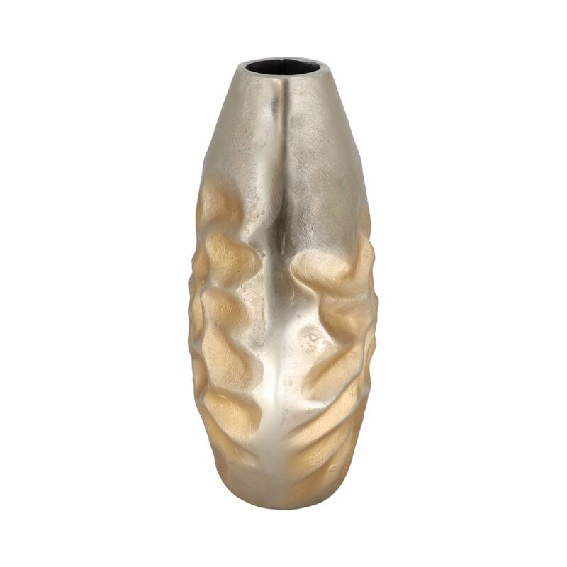 Metal Cartwright Hammered Textured Vase - Bronze