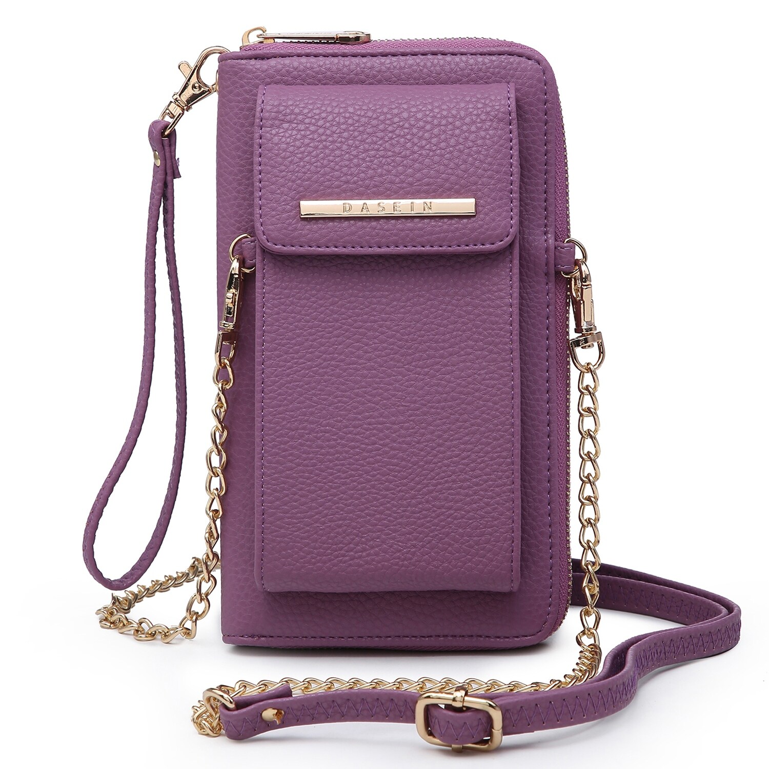 purple cross body bag