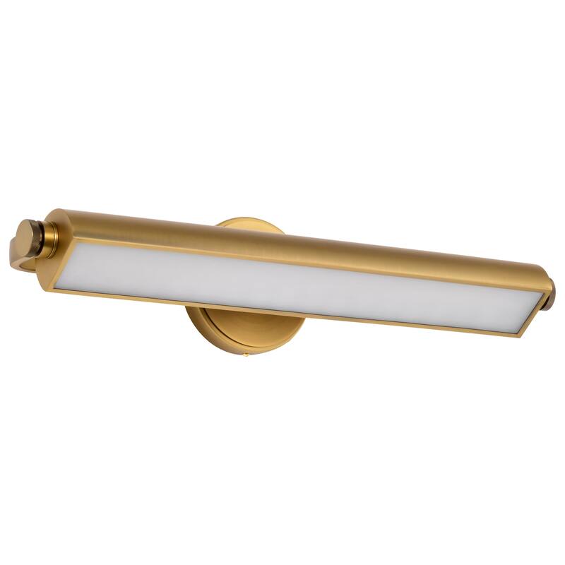 Auden 24 Inch LED Vanity 3 CCT Selectable Vintage Brass Finish Acrylic Lens - Vintage Brass - Vintage Brass