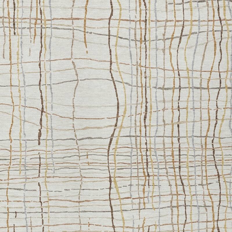 HomeRoots Striped Transitional Rectangle Outdoor Rug