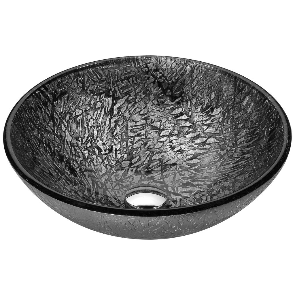 ANZZI Jonas Series Vessel Sink in Arctic Sheer