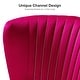 preview thumbnail 24 of 114, HULALA HOME Monica Modern Velvet Curved Tufted Back Loveseat with Metal Tapered Legs