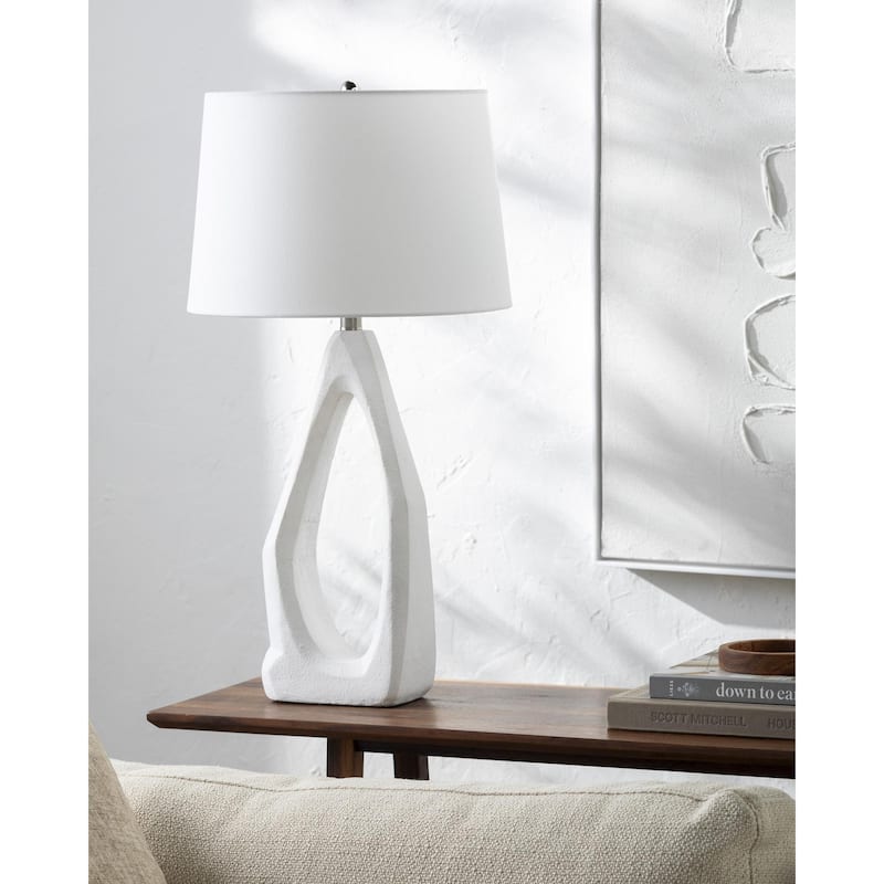 Livabliss Traditional Accent Table Lamp - White