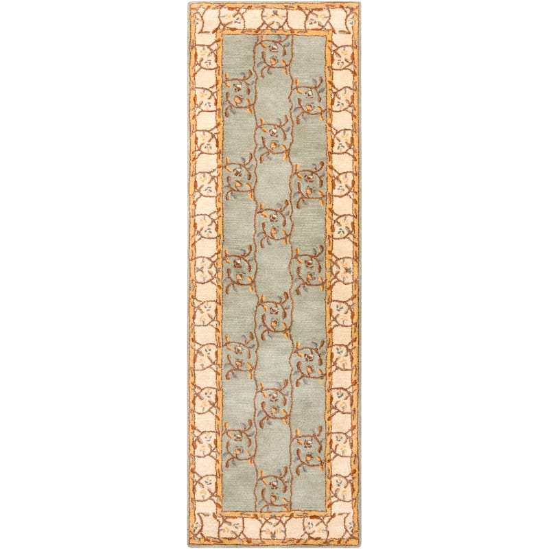 Livabliss Transitional Caesar Border Area Rug