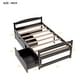 preview thumbnail 22 of 25, Twin Size Platform Bed with Two Drawers - Space-Saving Design, High-Quality Pine Wood