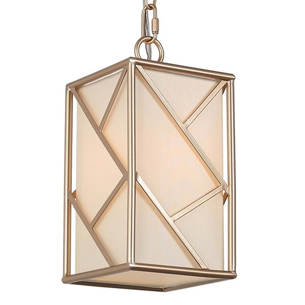 Copper geometric pendant light shop