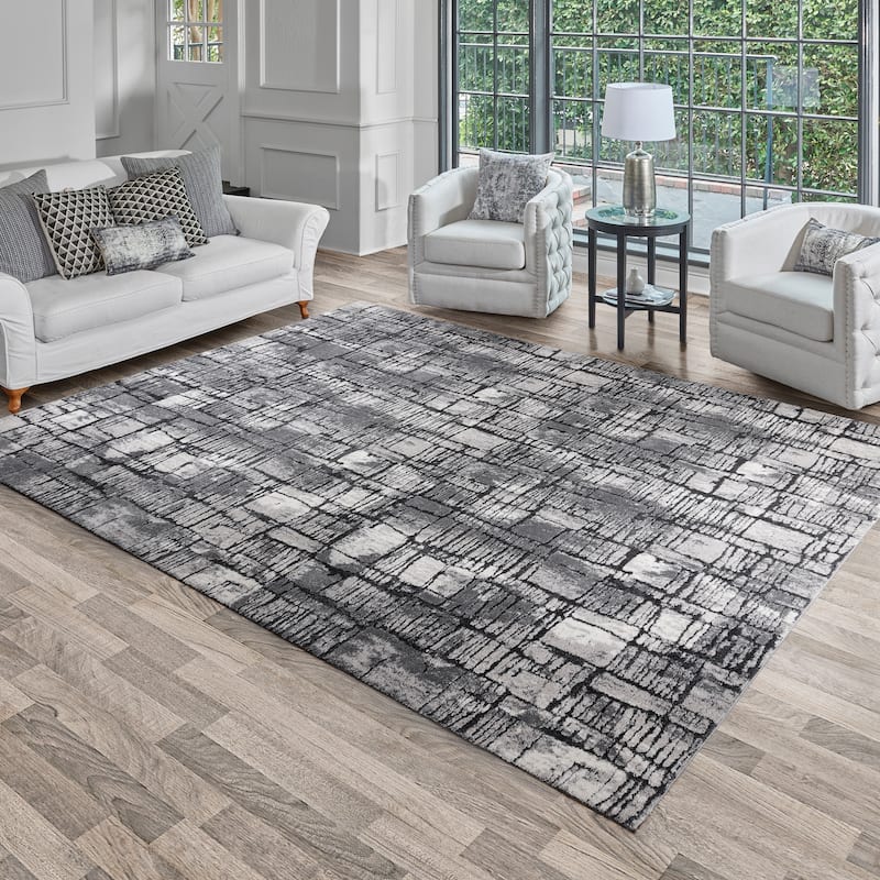 Gertmenian Imani Polypropylene Dense Pile Quality Plush Shag Area Rug Collection