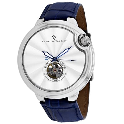 Christian Van Sant Men's Propeller Silver Dial Watch - 6 (36)