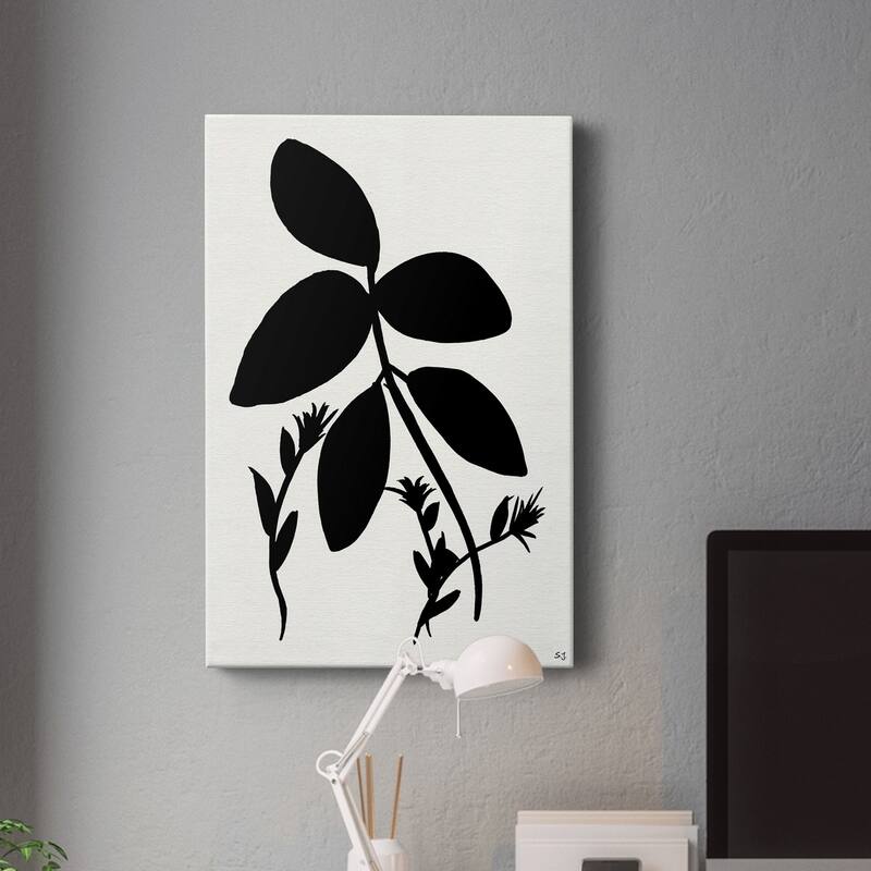 Silhouette Garden II Premium Gallery Wrapped Canvas - Ready to Hang