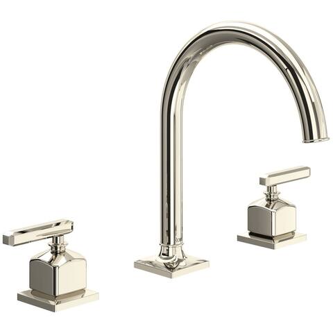 Rohl AP08D3LM Apothecary 1.2 GPM Widespread Bathroom Faucet with