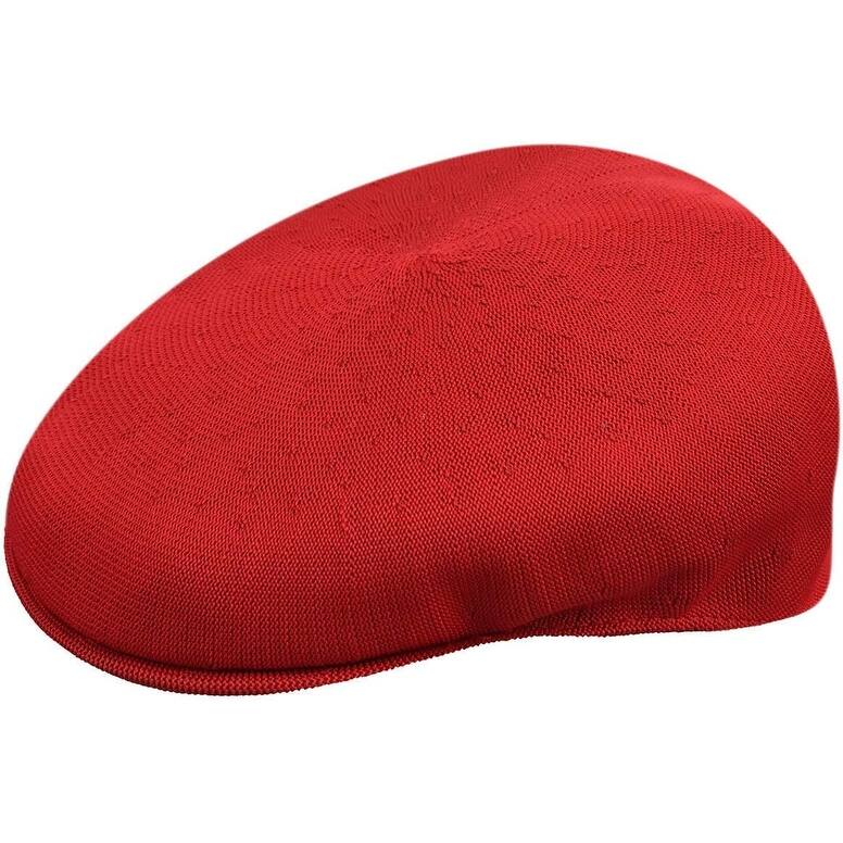 Men's Comfortable Tropic 504 Flat Cap, Scarlet, Size XLarge