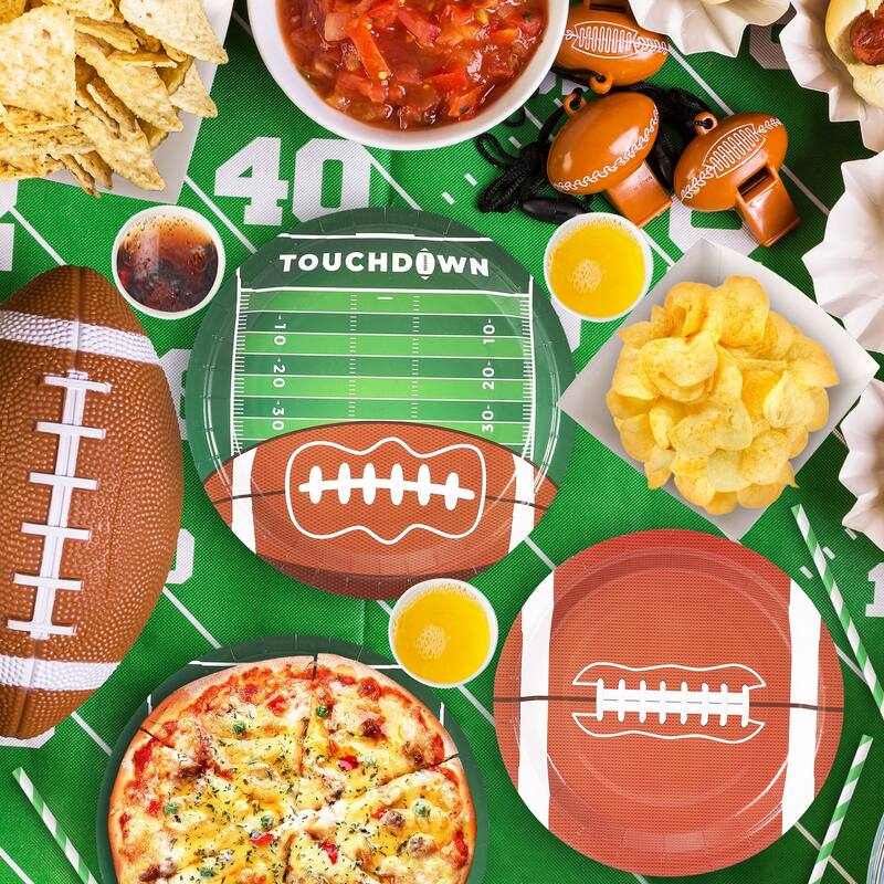 151 Pcs Football Party Tableware Set Serve 25