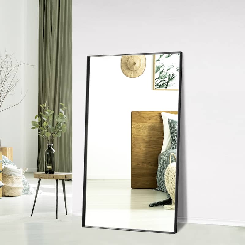 Metal Framed Rectangle Bathroom Vanity Mirror Wall Mirror