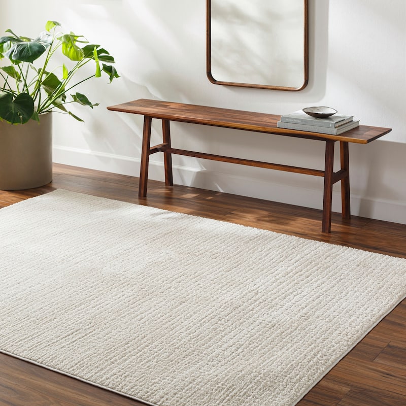 Livabliss Freud Eclectic Mosaic Area Rug - 9' 2" x 12' - Cream